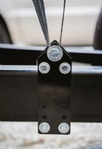 Trailer winch bracket