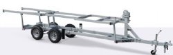 16' Crank Up Tandem Axle Pontoon Trailer