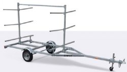 (16') 6 Canoe or 12 Kayak Trailer (1200lbs Capacity)