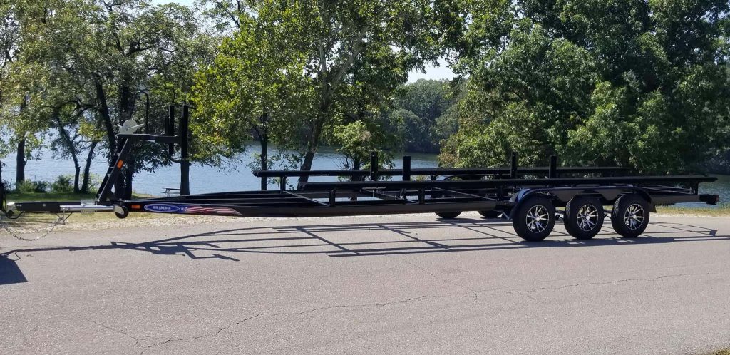 PT28-3HD Triple Axle Pontoon Boat Trailer with Brakes