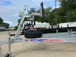 PT20 Single Axle Galvanized Pontoon Boat Trailer