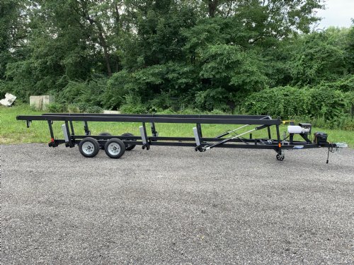 Center Lift Triple Tube Pontoon Trailer