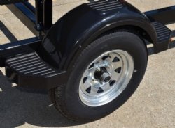 single axle pontoon trailers