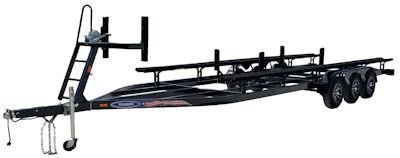 triple axle pontoon trailer