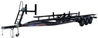 PT30-3HD Triple Axle Pontoon Boat Trailer with Brakes- Galvanized #8500