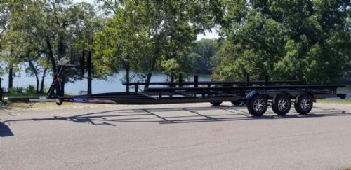 triple axle pontoon trailer